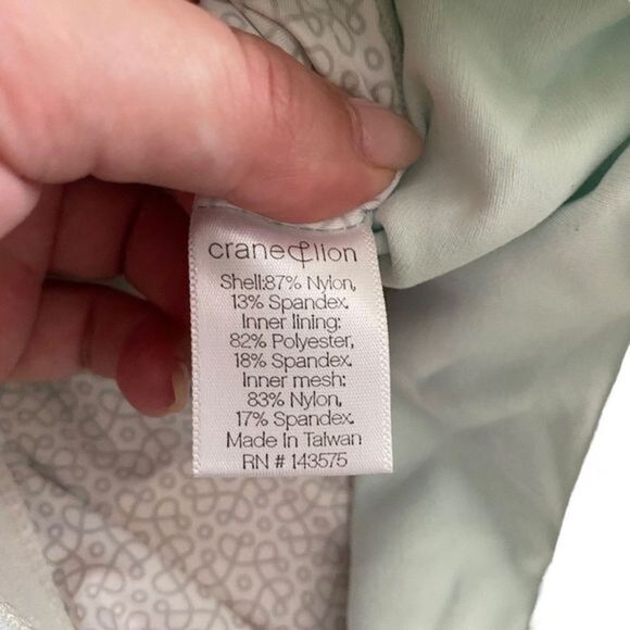 CRANE & LION Studio Sports Bra Wan Blue NWT - Picture 5 of 5